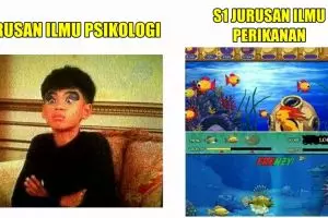 10 Meme kocak ilustrasi jurusan di kampus ini bikin lupa skripsi