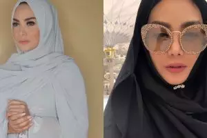 Biasa pakai dress ketat, ini 10 penampilan Krisdayanti kenakan hijab 