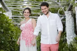 Marissa Nasution lahirkan anak di Singapura, wajahnya bule banget