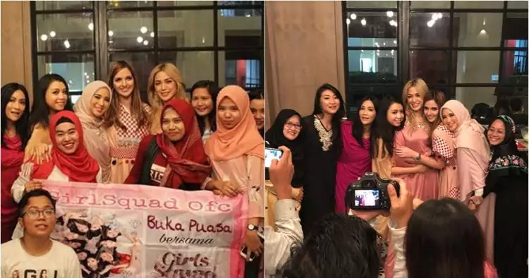 8 Momen Girl Squad Nia Ramadhani buka puasa bareng fans, seru abis!