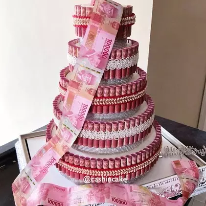 7 Kreasi money cake, kue kekinian yang bakal bikin kamu kaya seketika