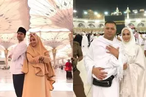 Tetap romantis, begini gaya 8 pasangan seleb saat ibadah umrah