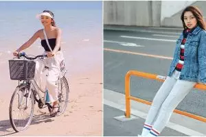 10 Gaya OOTD Nadia Soekarno, broadcaster cantik putri Soraya Haque