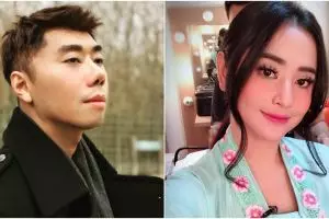 Roy Kiyoshi dipeluk Dewi Perssik dari belakang, langsung bikin heboh