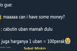 10 Cara minta uang versi sobat miskin vs sobat kaya ini bikin ngakak