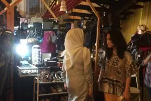 Jelang Lebaran, barang branded laris manis di pasaran