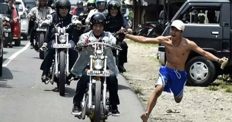 Diundang ke Istana, pria kejar Jokowi saat motoran dapat kejutan keren