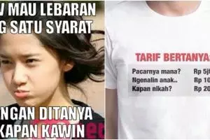 10 Meme pertanyaan 'kapan nikah' saat Lebaran ini bikin senyum kecut