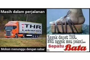 10 Meme 'THR nyesek' ini bikin senyum sambil geregetan sendiri