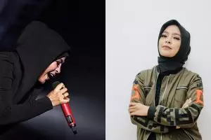 8 Gaya Tantri Kotak dengan hijab hitam, pesonanya misterius