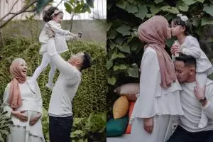 11 Potret maternity Poppy Bunga hamil anak kedua, hangat & penuh makna