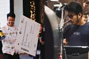 10 Aksi Muhammad Aga, wakil Indonesia di kejuaraan barista dunia 2018