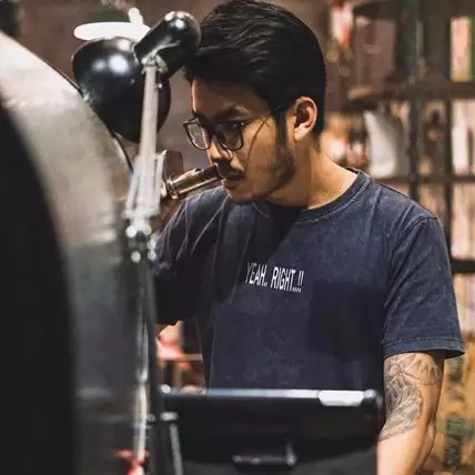 10 Aksi Muhammad Aga, wakil Indonesia di kejuaraan barista dunia 2018