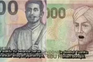 7 Video editan pahlawan dalam uang Rupiah ini beberkan sejarahnya