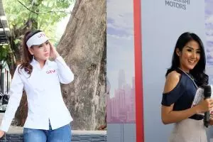 Adu gaya Angela & Crystal Oceanie, si cantik time keeper di Uang Kaget