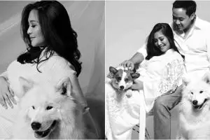 5 Potret maternity Caca Tengker, sederhana tapi penuh makna