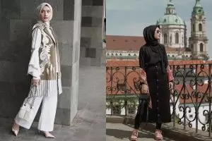 Tampil anggun saat lebaran? 8 outfit Dwi Handayani bisa jadi inspirasi