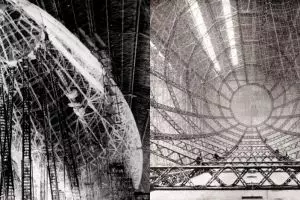 10 Potret proses pembuatan Zeppelin, balon udara terkuat di zamannya