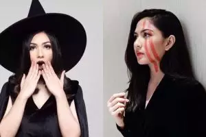 7 Gaya unik Jessica Mila, pernah dandan jadi Thor sampai penyihir
