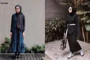 Lebaran tampil beda, ini 10 inspirasi outfit swag ala Intan Khasanah