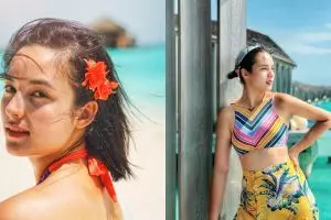 Tanpa tampil seksi, begini 10 potret Chelsea Islan liburan di Maldives