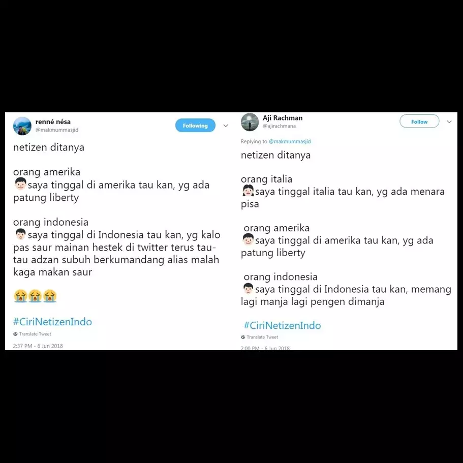 10 Cuitan kocak 'Ciri Netizen Indo' ini bakal bikin kamu ketawa setuju