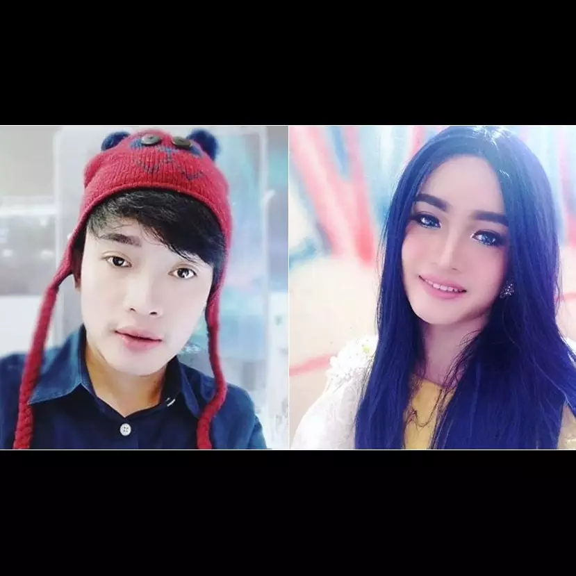 10 Beda gaya Miss Ressa si Goyang Alakatum saat jadi cowok vs cewek