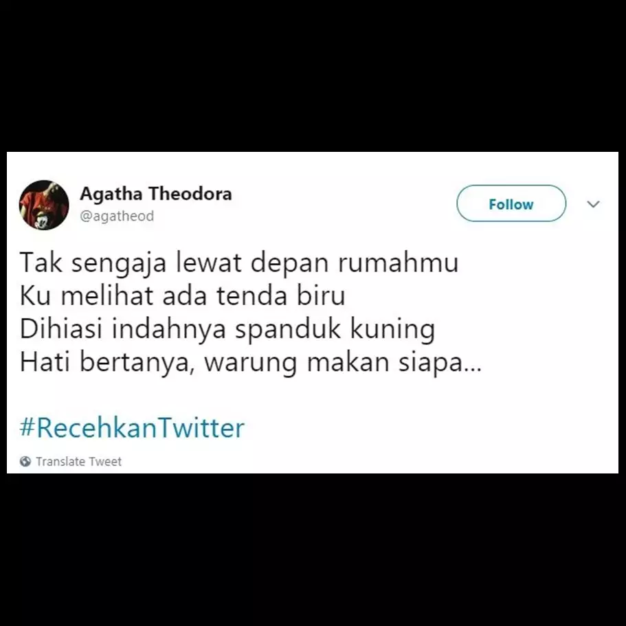 10 Cuitan warganet #recehkantwitter bikin ketawa baper sampai lebaran