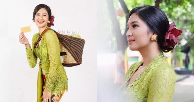 9 Potret cantiknya Mikha Tambayong jadi tukang jamu ini bikin terpana