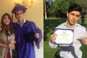 Lulus SMA, ini 6 momen manis wisuda Albany Ray putra Sarah Azhari