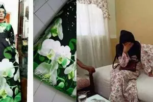 7 Momen tak sengaja baju mirip motif gorden & sprei, bikin tepuk jidat
