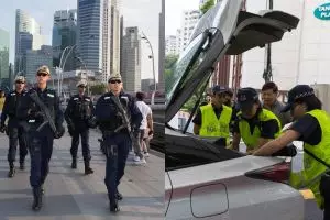 8 Potret pengamanan ketat pertemuan Trump & Kim Jong Un di Singapura