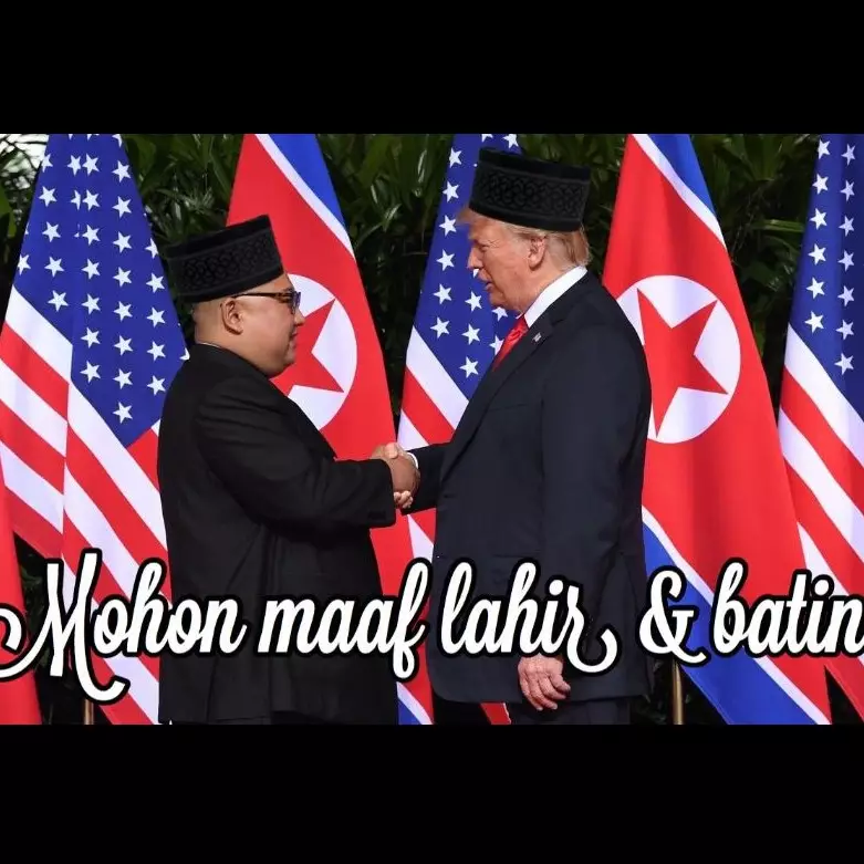 8 Meme 'Trump bertemu Kim Jong Un' ini bikin senyummu makin lebar