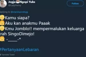 10 Obrolan 'pertanyaan khas Lebaran' ini bikin senyum sambil deg-degan