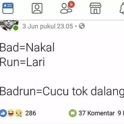 7 Cocoklogi terjemahan sambung kata ini bikin terpingkal-pingkal