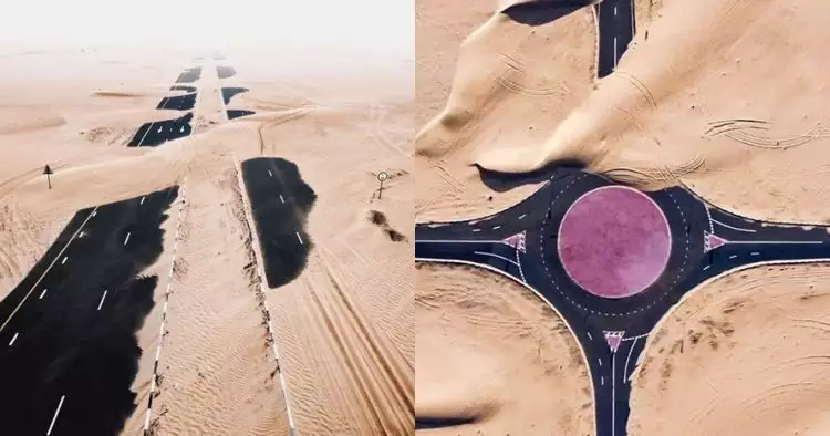 10 Potret apik jalanan Arab, kesannya misterius ditelan padang pasir