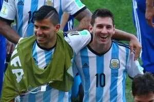 Ini pesan unik di pintu kamar tidur Messi dan Aguero di Rusia