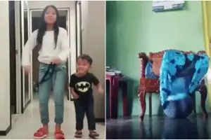 8 Video anak-anak mau joget ala Tik Tok tapi gagal, lucunya pol