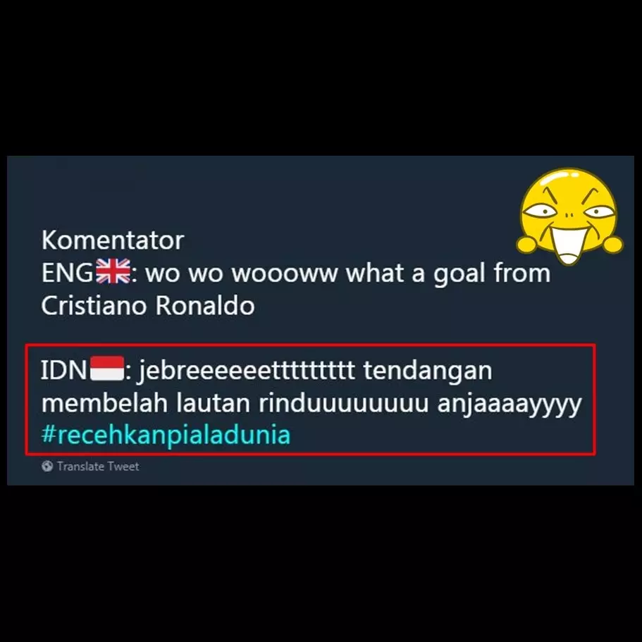 10 Cuitan #recehkanpialadunia ini bikin ngakak sambil selebrasi