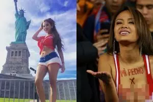 8 Gaya Nissu Cauti, suporter yang bakal buka baju kalau Peru cetak gol