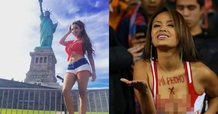 8 Gaya Nissu Cauti, suporter yang bakal buka baju kalau Peru cetak gol