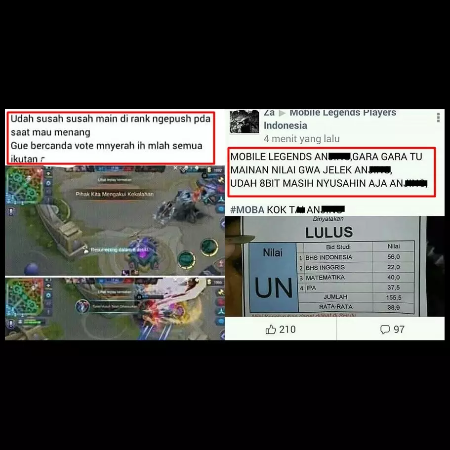 9 Status gara-gara Mobile Legend ini bikin ngakak tepuk jidat