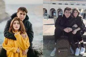10 Potret kemesraan Billy Syahputra dan Hilda liburan di Australia
