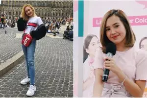 Potong rambut pendek, 10 gaya terbaru Beby Tsabina ini imut banget