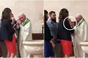 Tampar bayi saat pembaptisan, pastor ini disanksi