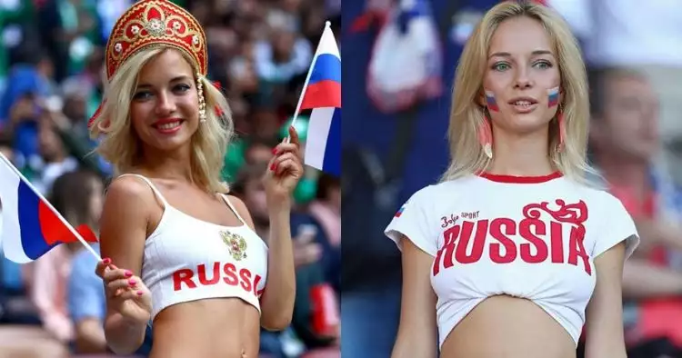 7 Pesona Delillah G, suporter seksi Rusia yang ternyata bintang porno