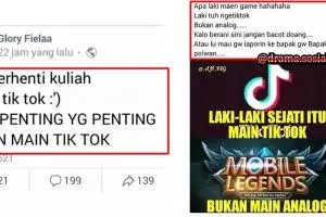 10 Status anak Tik Tok garis keras ini bikin ngakak sambil goyang