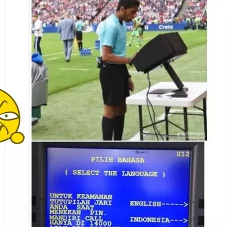 6 Meme imajinasi netizen saat wasit minta bantuan VAR ini bikin ngakak