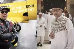 Nyoblos Pilkada 2018, kostum Ridwan Kamil ini malah bikin penasaran