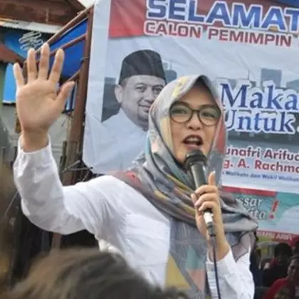Pasangan ini kalah telak dengan kotak kosong dalam Pilwalkot Makassar
